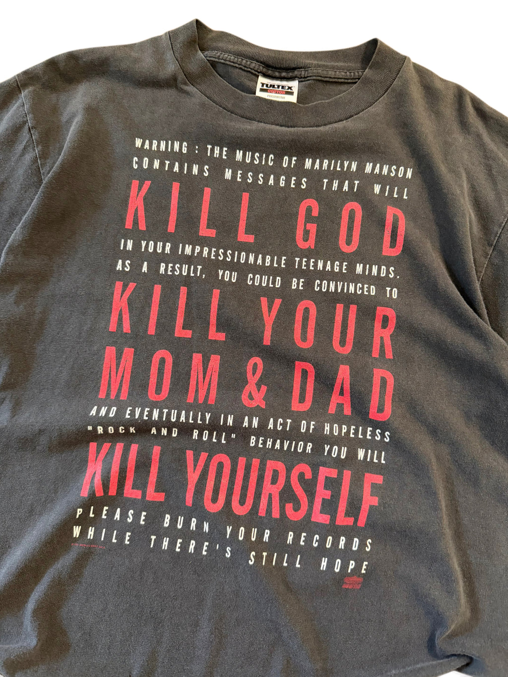 1994 Marilyn Manson Kill tee shirt