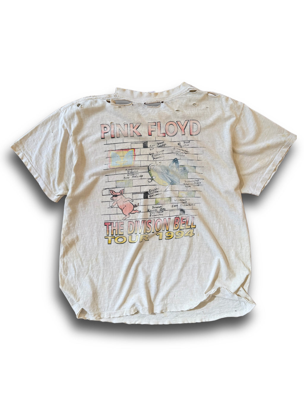 1994 Pink Floyd The Division Bell tour tee shirt